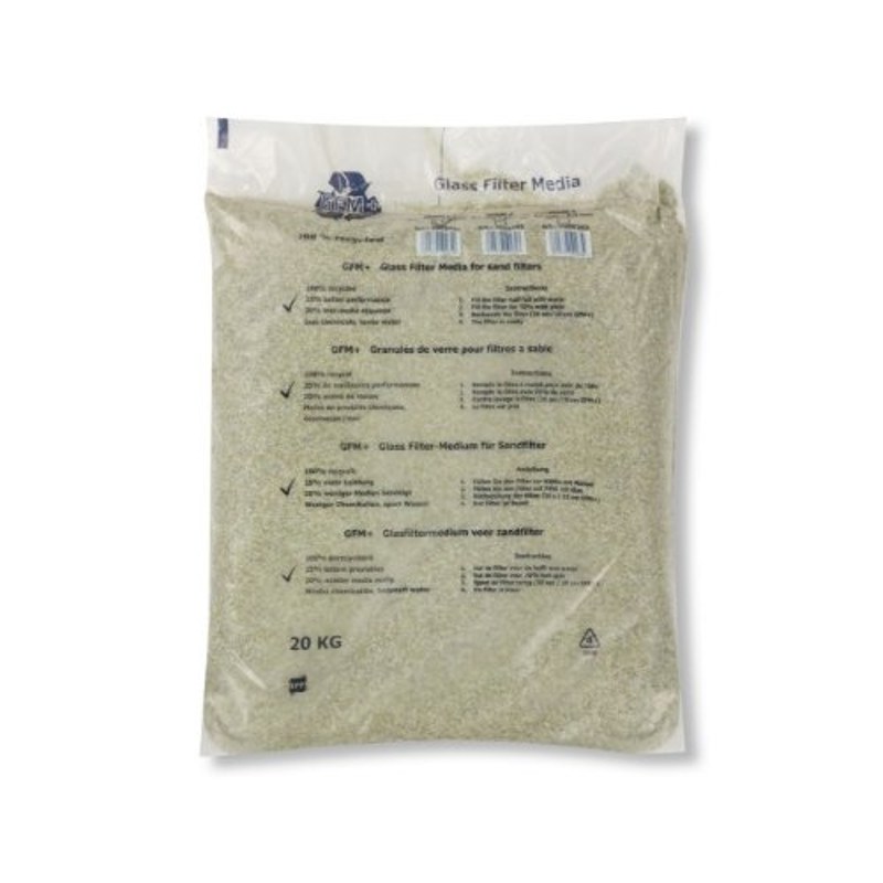 Filterglas voor zandfilters 20 kg